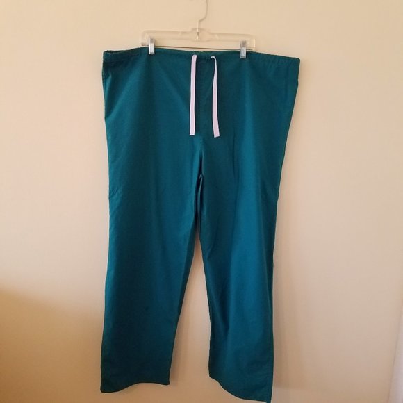 Standard Textile SoftWeave Green Scrub Pants XL - Picture 1 of 7